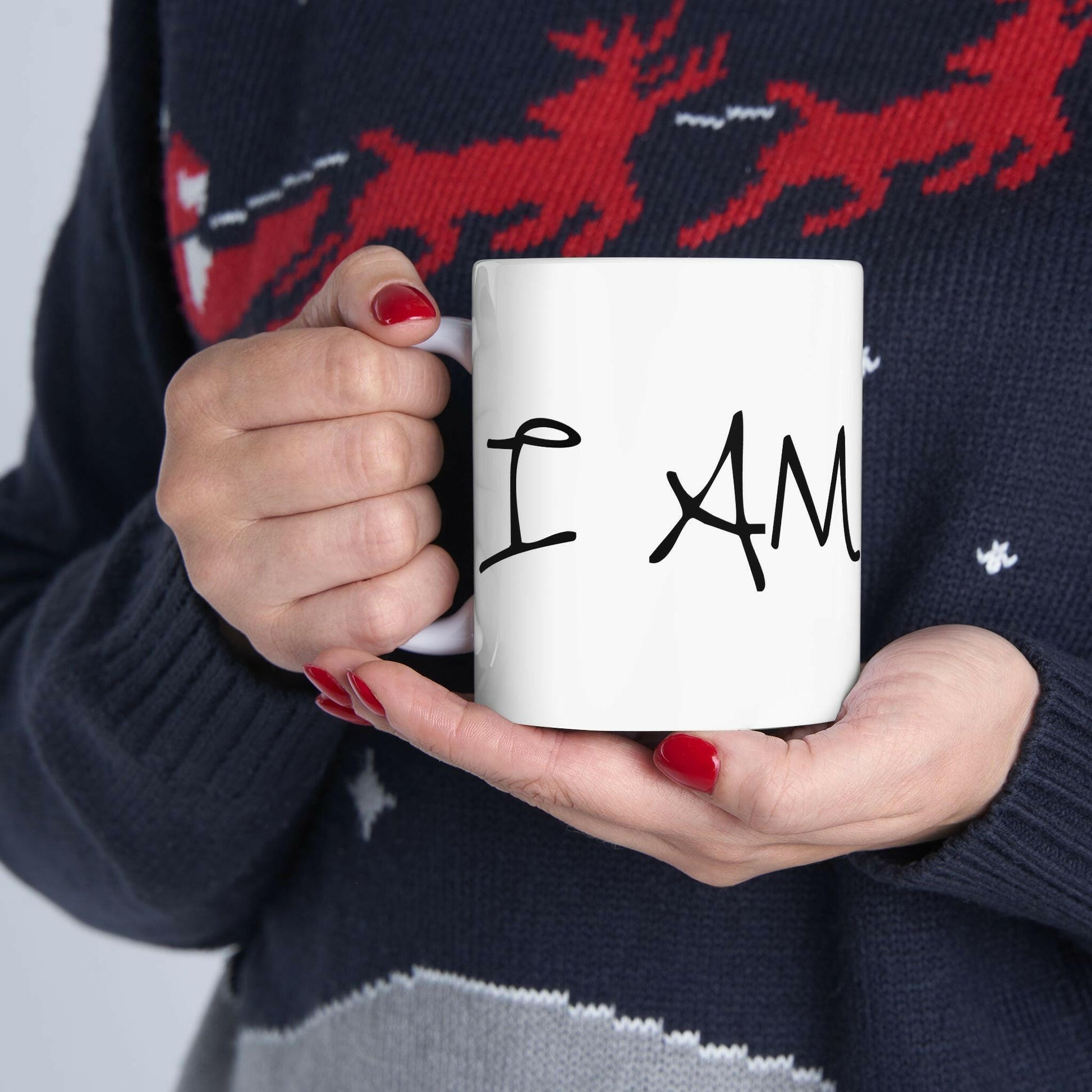 I AM Ceramic Mug, (11oz).