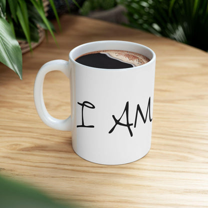 I AM Ceramic Mug, (11oz).